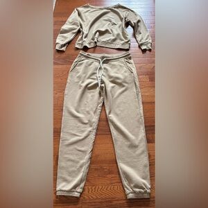 ATM Anthony Thomas Melillo Beige Joggers